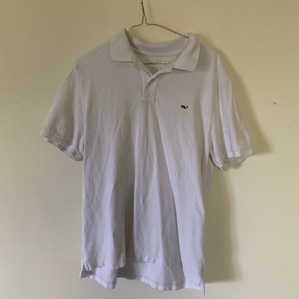 White Vineyard Vines Polo Shirt